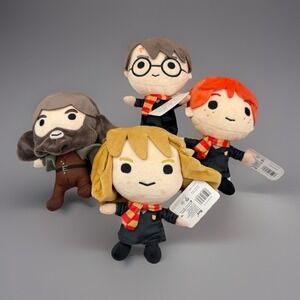 Full Set Harry Potter Plush 7.5 Ruz 2023 Hermione Ron Hagrid Wizarding World NWT
